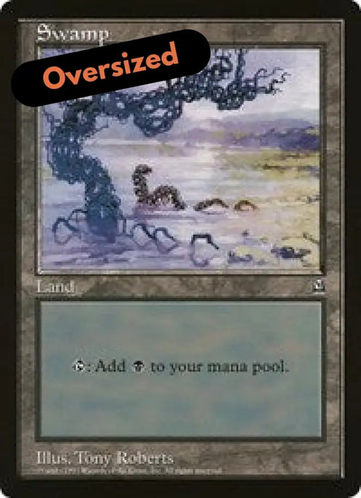 Swamp (Oversized) [Oversize Cards] - MTG Single