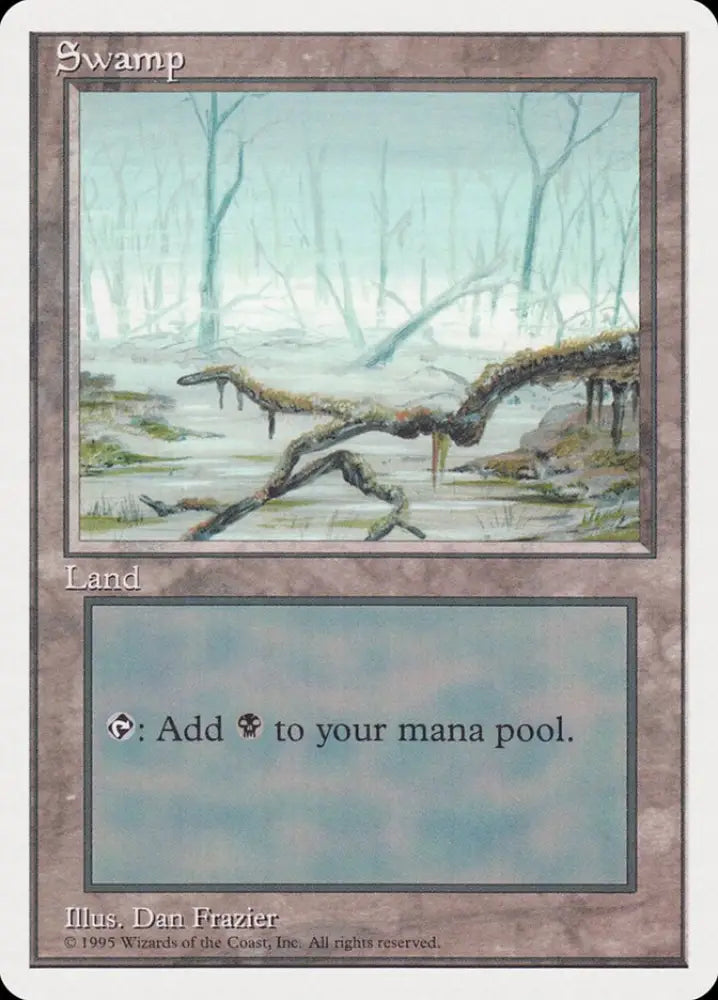 Swamp (White Fog in Center) [Rivals Quick Start Set] - MTG Single