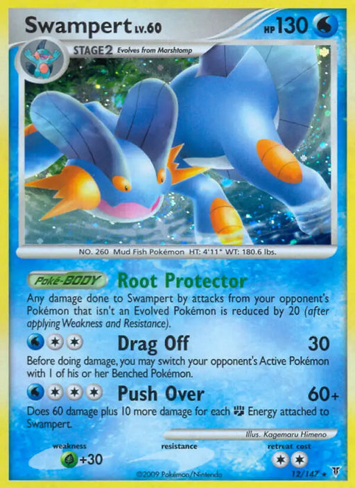 Swampert (12/147) (Theme Deck Exclusive) [Platinum: Supreme Victors] - Pokemon Single