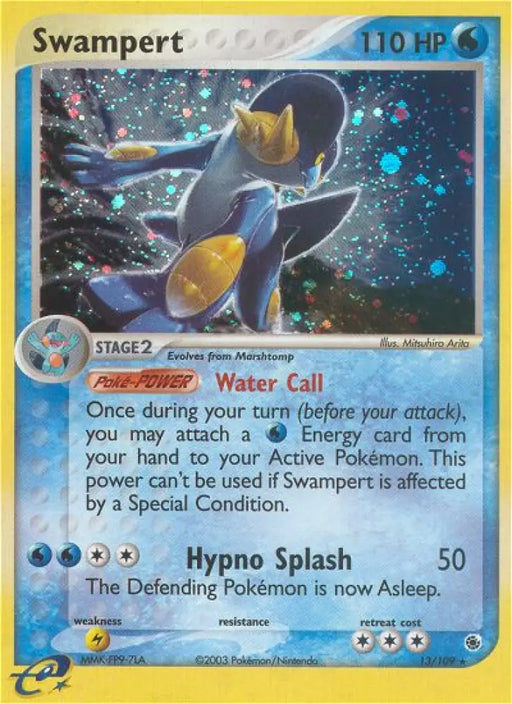 Swampert (13/109) [EX: Ruby & Sapphire] - Pokemon Single