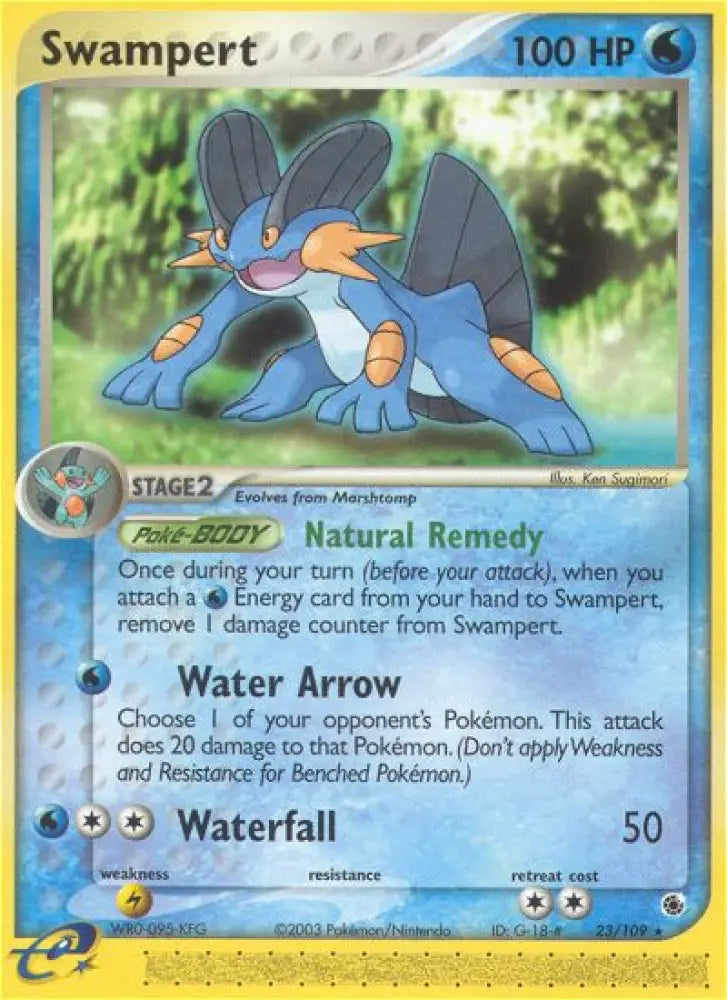 Swampert (23/109) [EX: Ruby & Sapphire] - Pokemon Single