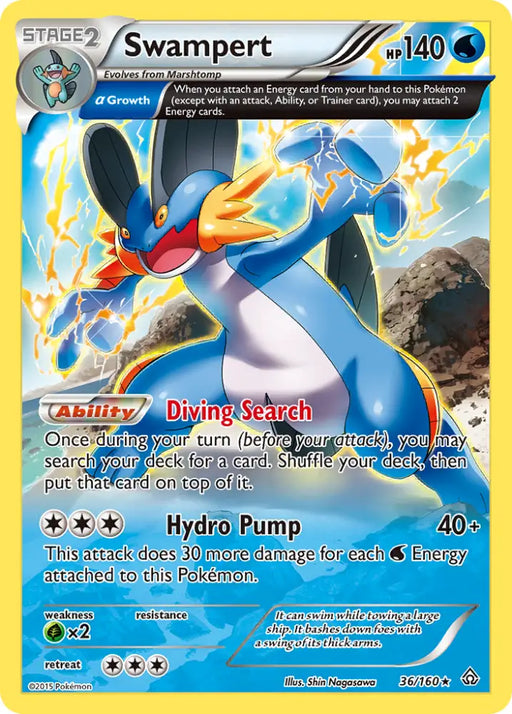 Swampert (36/160) [XY: Primal Clash] - Pokemon Single