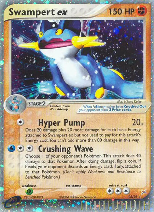 Swampert ex (95/95) [EX: Team Magma vs Team Aqua] - Pokemon Single