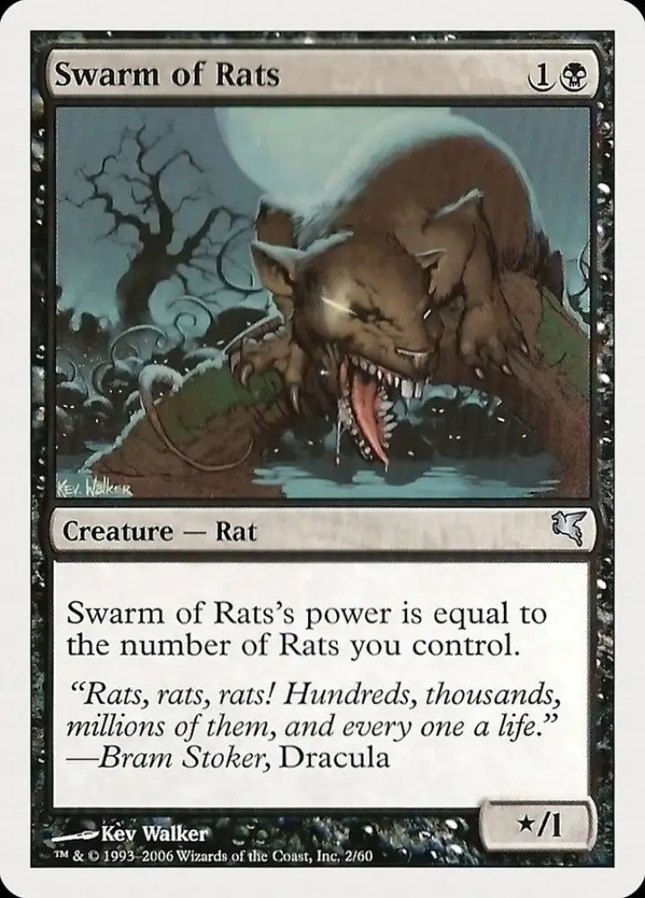 Swarm of Rats (02) [Hachette UK] - MTG Single