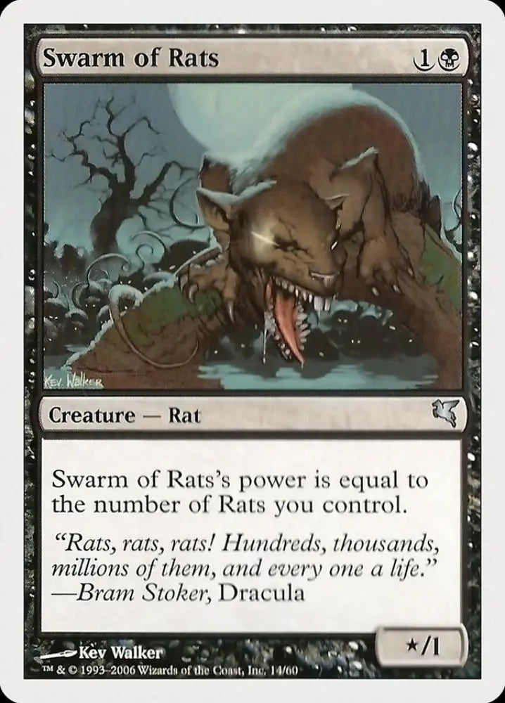 Swarm of Rats (14) [Hachette UK] - MTG Single