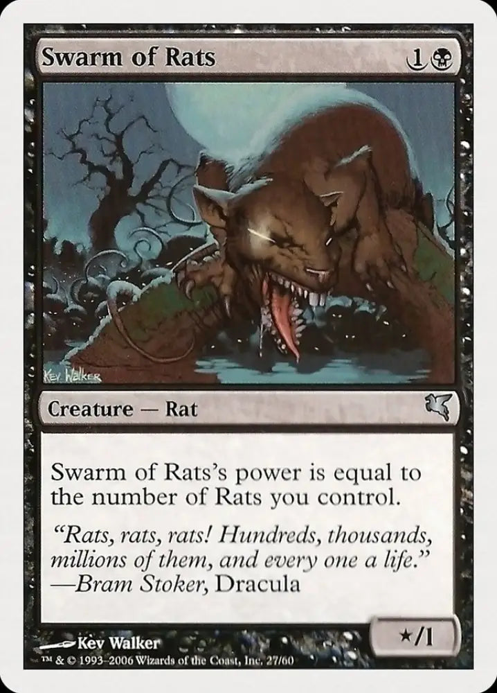 Swarm of Rats (27) [Hachette UK] - MTG Single