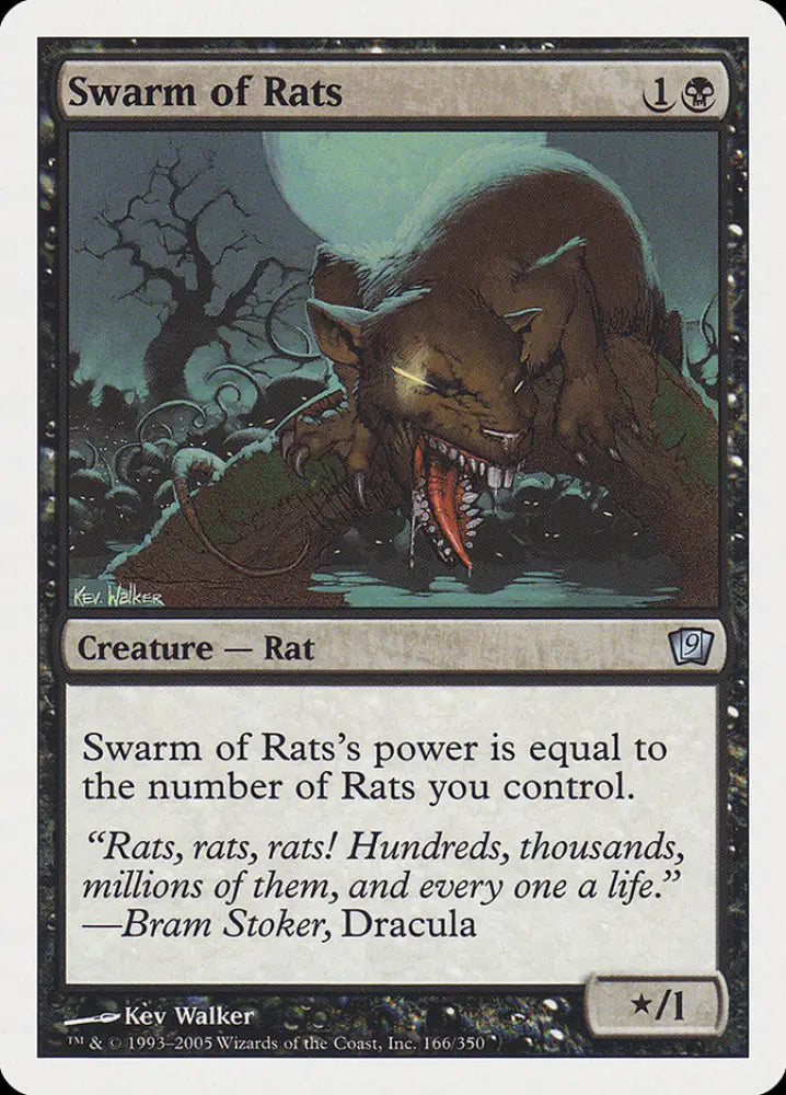 Swarm of Rats [Ninth Edition] - MTG Single