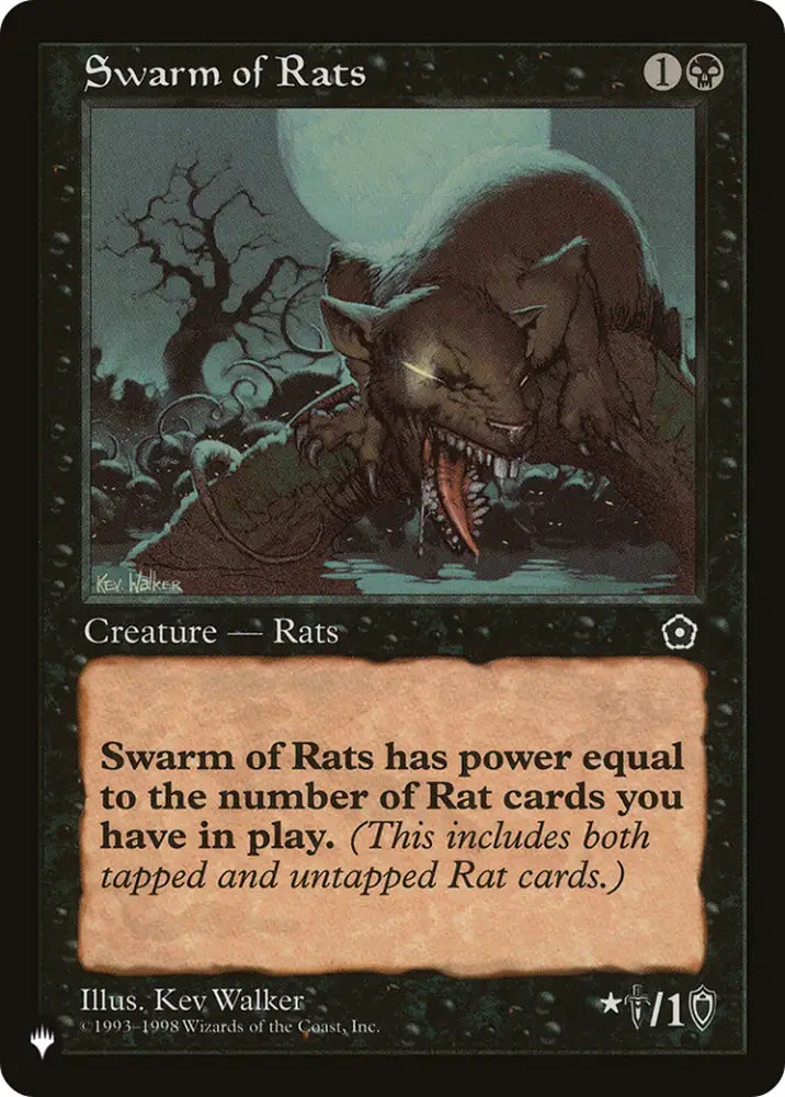 Swarm of Rats [The List] - MTG Single