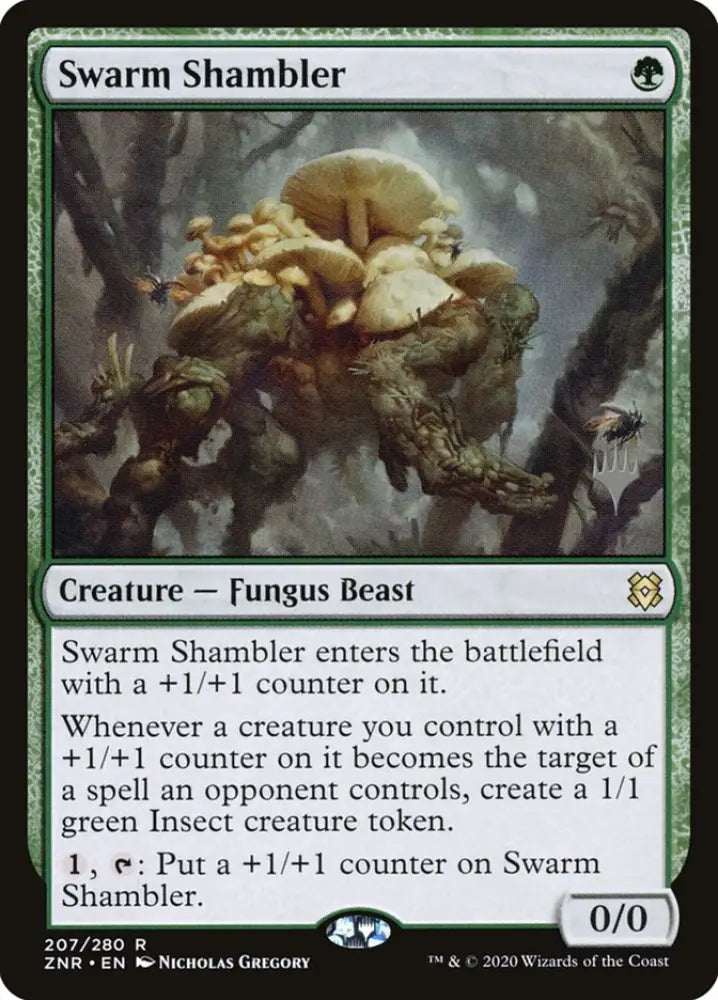 Swarm Shambler (Promo Pack) [Zendikar Rising Promos] - MTG Single