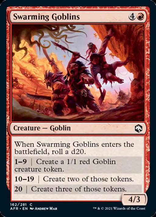 Swarming Goblins [Dungeons & Dragons: Adventures in the Forgotten Realms] - MTG Single