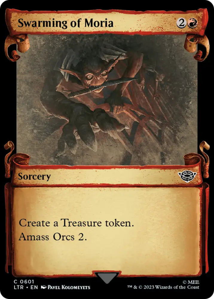 Swarming of Moria [The Lord of the Rings: Tales of Middle-Earth Showcase Scrolls] - MTG Single