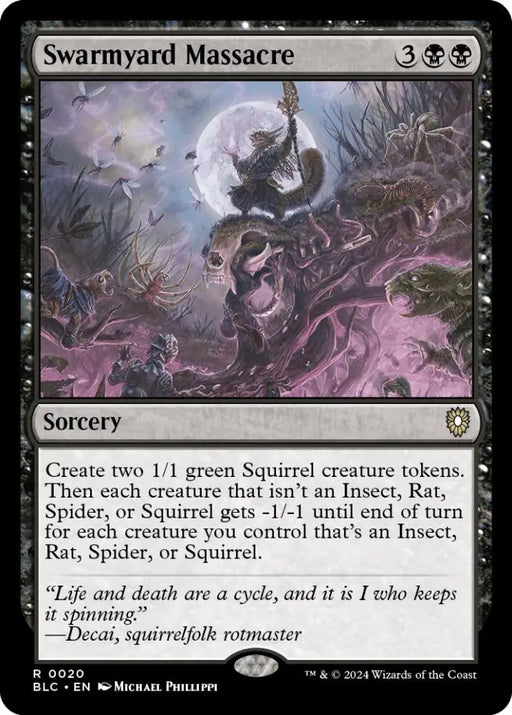 Swarmyard Massacre [Bloomburrow Commander] - MTG Single