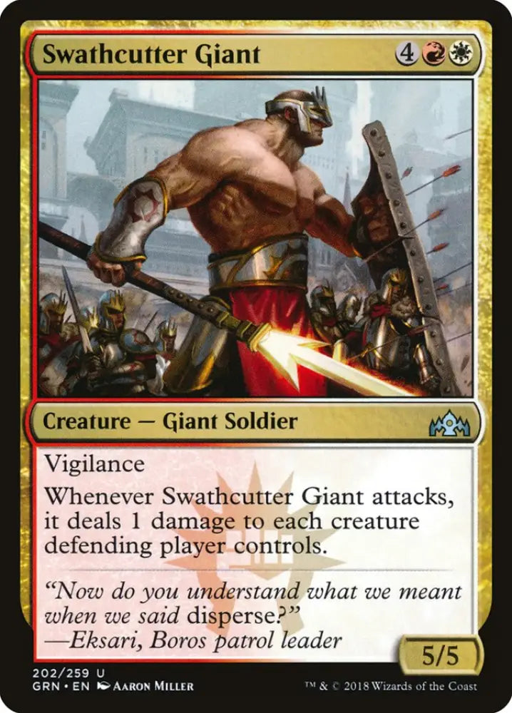Swathcutter Giant [Guilds of Ravnica] - MTG Single