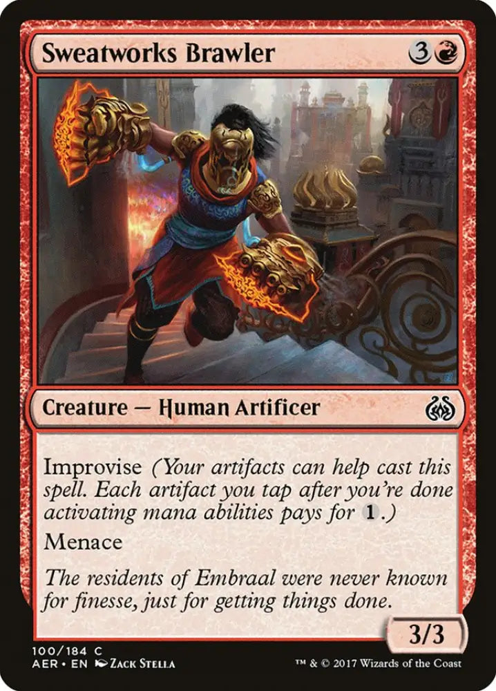 Sweatworks Brawler [Aether Revolt] - MTG Single