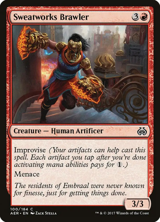 Sweatworks Brawler [Aether Revolt] - MTG Single