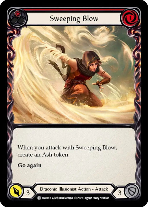 Sweeping Blow (Red) [Uprising] (Dromai Blitz Deck) - Flesh And Blood Single