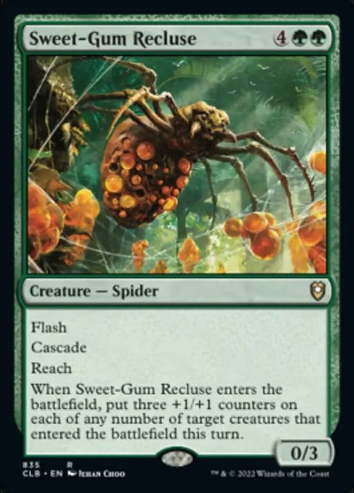 Sweet-Gum Recluse [Commander Legends: Battle for Baldur’s Gate] - MTG Single
