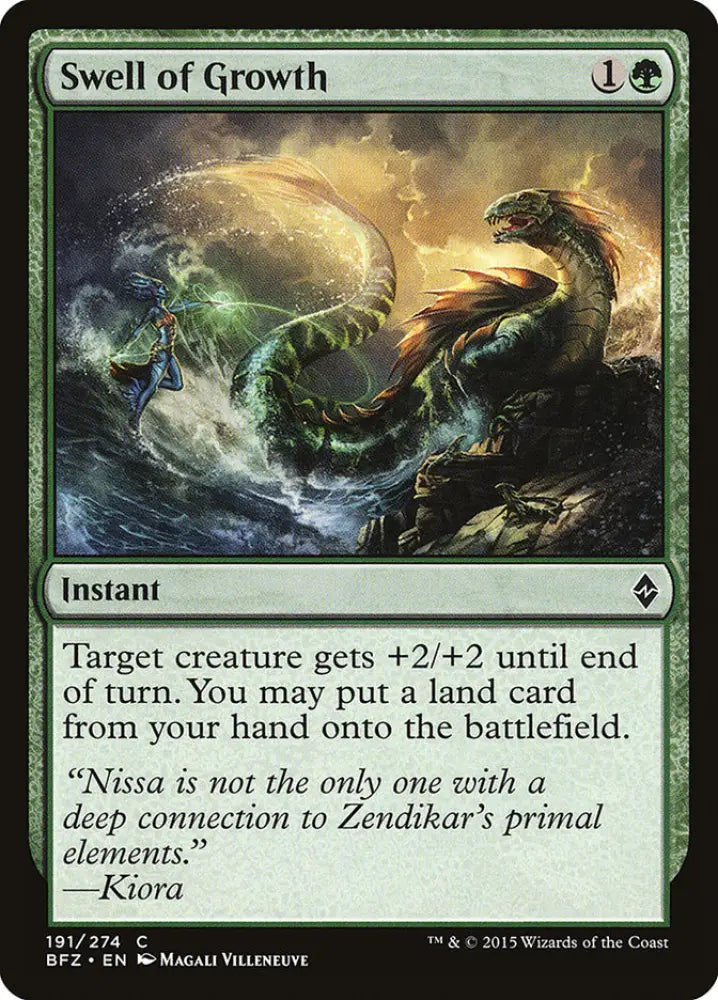 Swell of Growth [Battle for Zendikar] - MTG Single