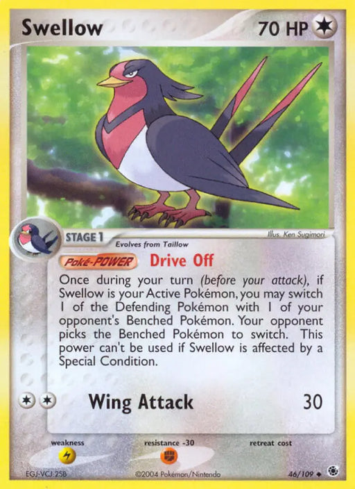 Swellow (46/109) [EX: Battle Stadium] - Pokemon Single
