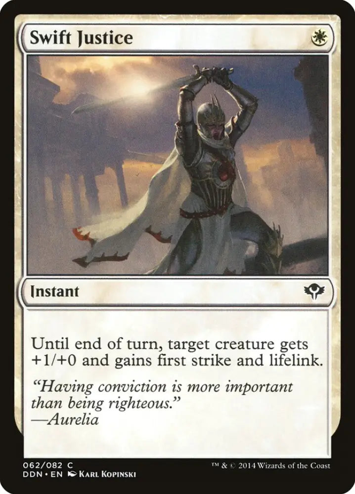 Swift Justice [Duel Decks: Speed vs. Cunning] - MTG Single