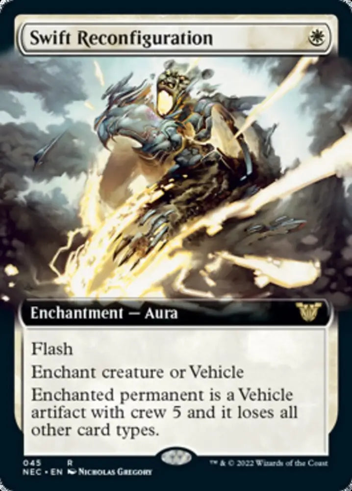 Swift Reconfiguration (Extended Art) [Kamigawa: Neon Dynasty Commander] - MTG Single