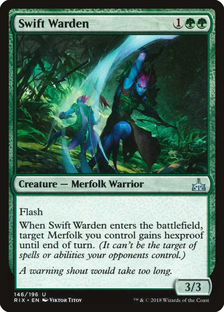 Swift Warden [Rivals of Ixalan] - MTG Single