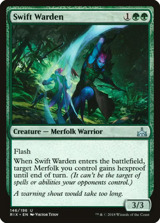 Swift Warden [Rivals of Ixalan] - MTG Single