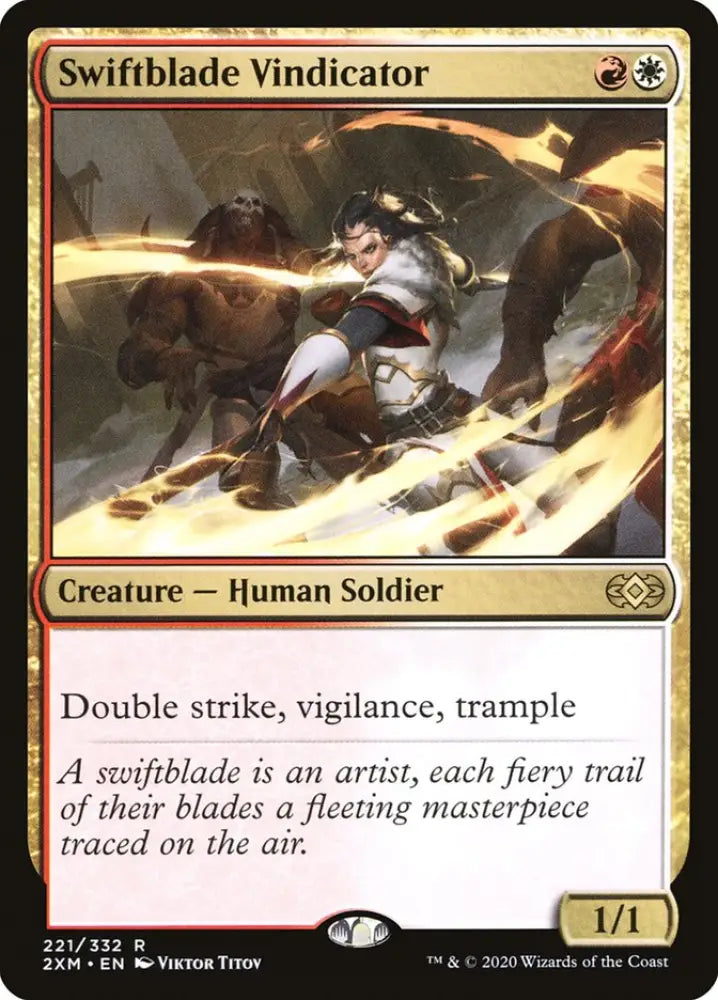 Swiftblade Vindicator [Double Masters] - MTG Single