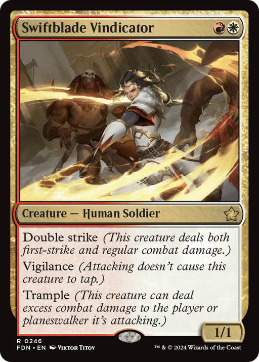 Swiftblade Vindicator [Foundations] - MTG Single