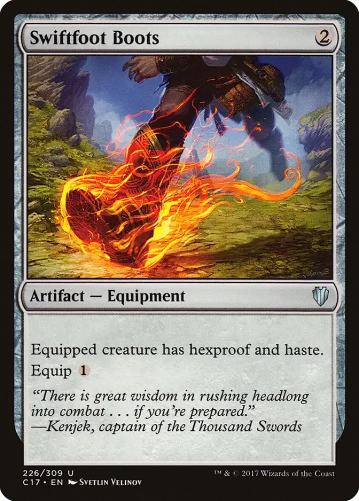 Swiftfoot Boots [Commander 2017] - MTG Single