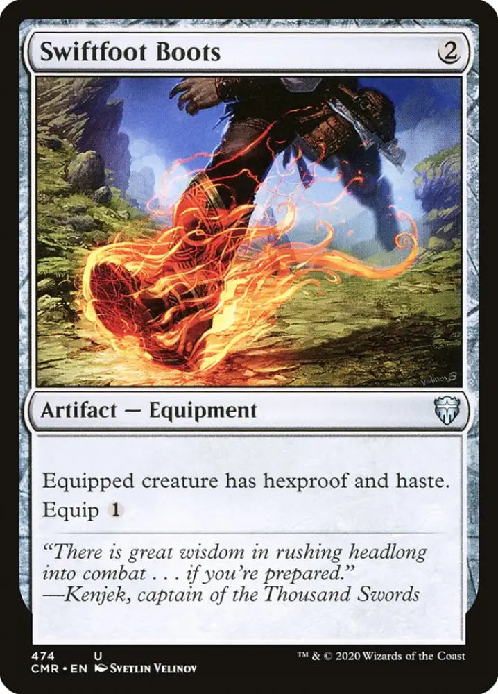 Swiftfoot Boots [Commander Legends] - MTG Single