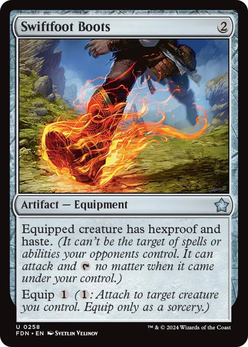 Swiftfoot Boots [Foundations] - MTG Single