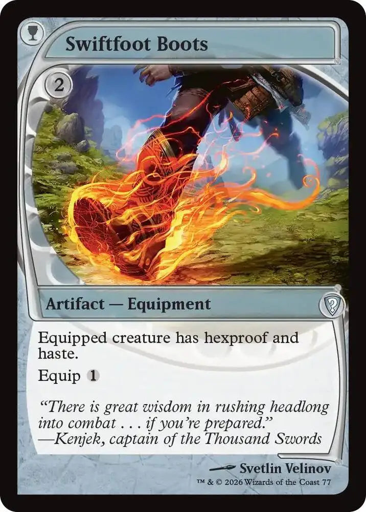 Swiftfoot Boots (Future Sight) (77) [Mystery Booster Commander Edition]