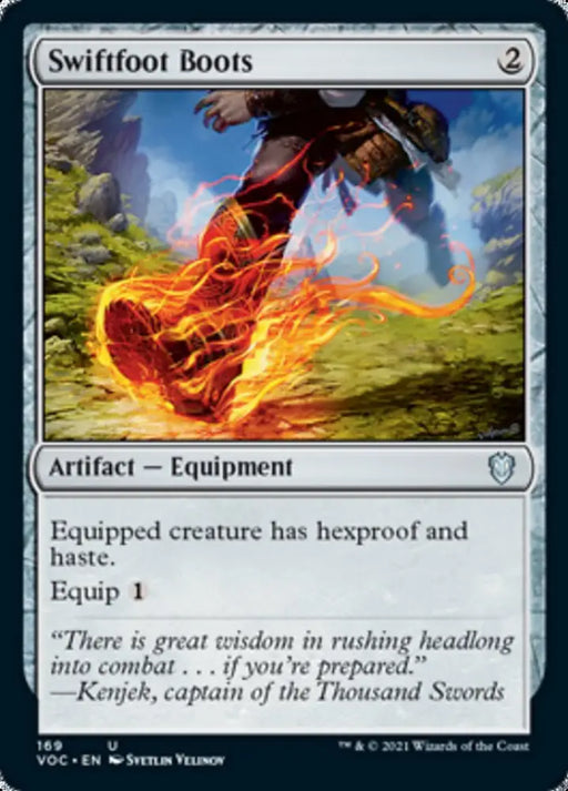 Swiftfoot Boots [Innistrad: Crimson Vow Commander] - MTG Single