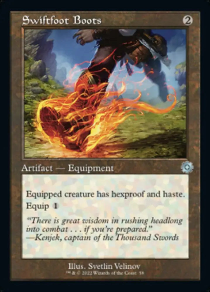 Swiftfoot Boots (Retro) [The Brothers’ War Retro Artifacts] - MTG Single