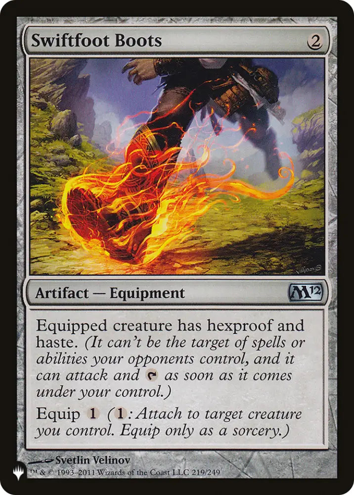 Swiftfoot Boots [Secret Lair: Angels] - MTG Single