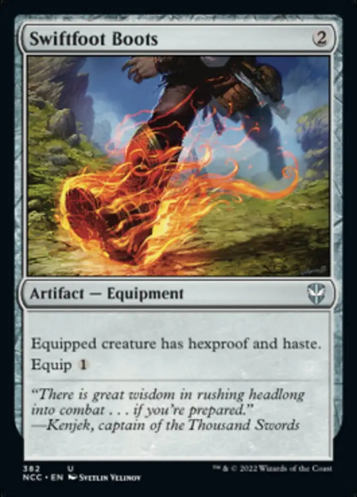 Swiftfoot Boots [Streets of New Capenna Commander] - MTG Single