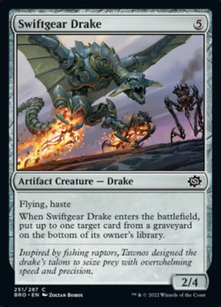 Swiftgear Drake [The Brothers’ War] - MTG Single
