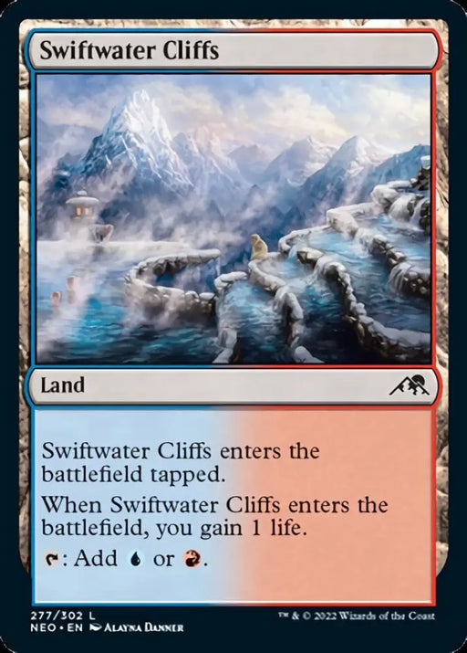 Swiftwater Cliffs [Kamigawa: Neon Dynasty] - MTG Single