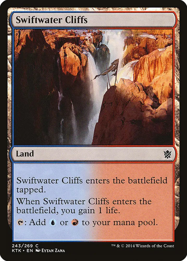 Swiftwater Cliffs [Khans of Tarkir] - MTG Single