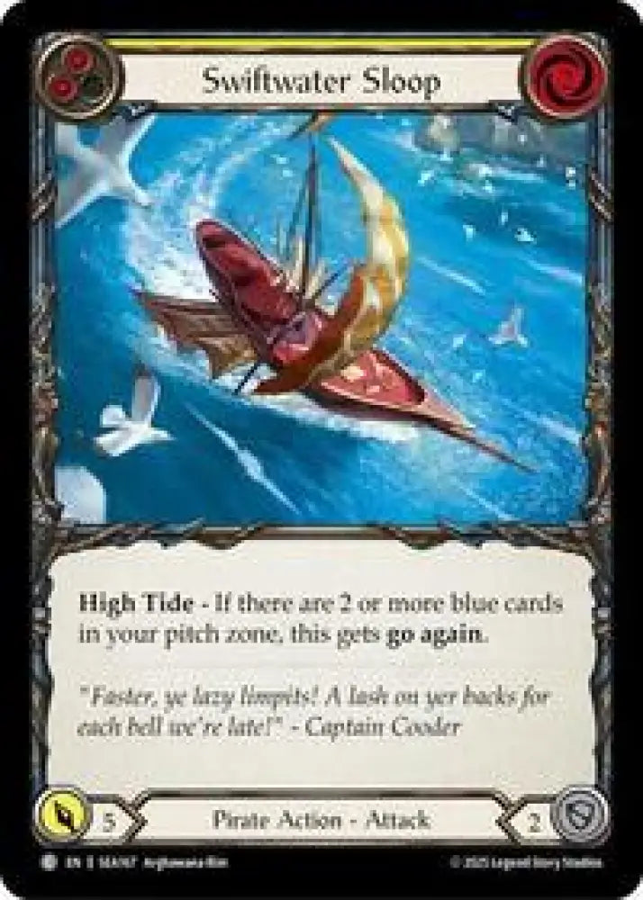Swiftwater Sloop (Yellow) (SEA167) [High Seas]
