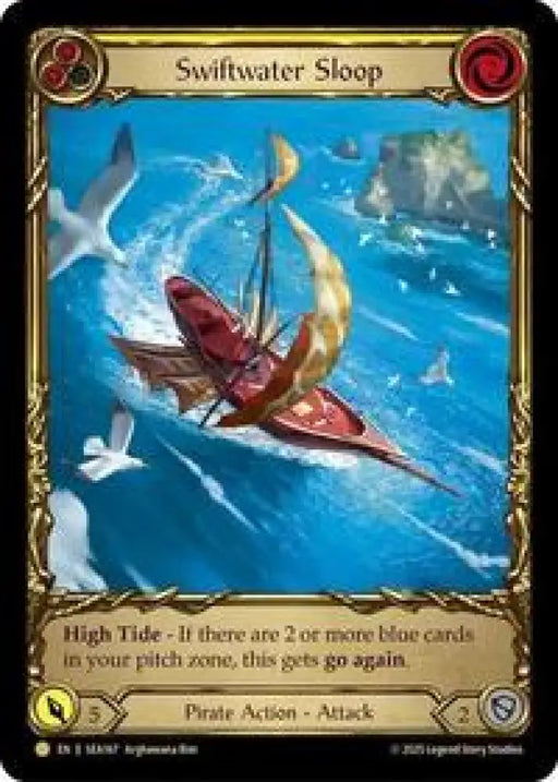 Swiftwater Sloop (Yellow) (Treasure) (SEA167) [High Seas]