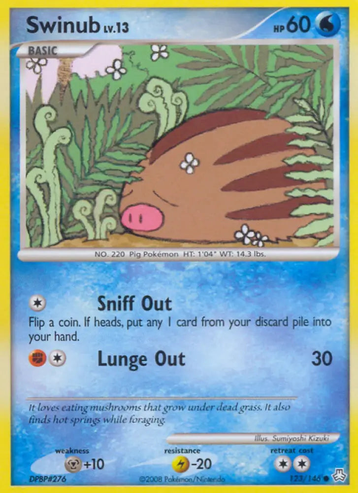 Swinub (123/146) [Diamond & Pearl: Legends Awakened] - Pokemon Single