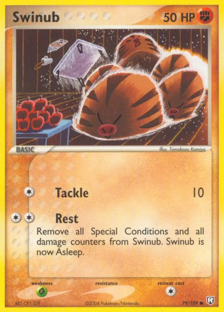 Swinub (79/109) [EX: Team Rocket Returns] - Pokemon Single