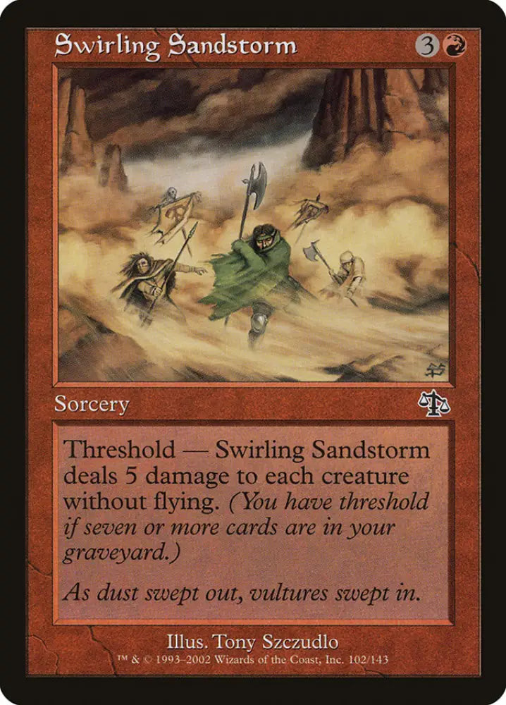 Swirling Sandstorm [Judgment] - MTG Single