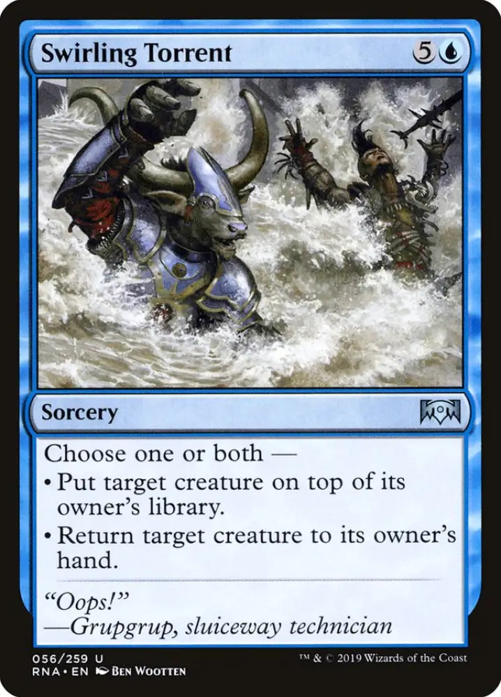 Swirling Torrent [Ravnica Allegiance] - MTG Single
