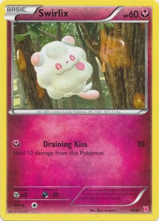 Swirlix (18/30) [XY: Trainer Kit 1 - Wigglytuff] - Pokemon Single