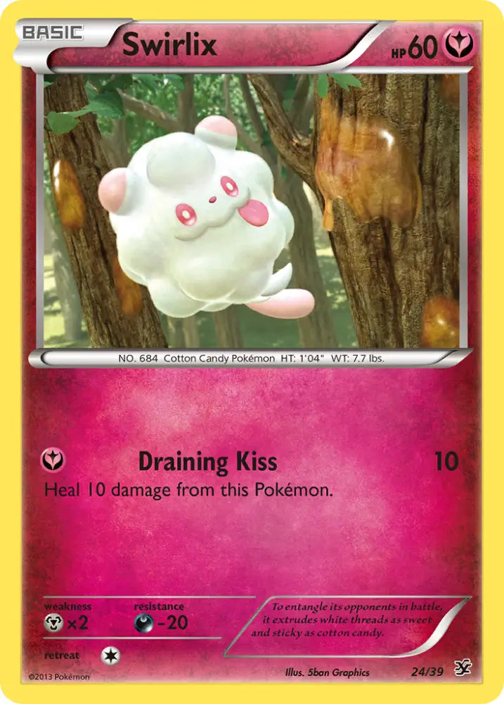 Swirlix (24/39) [XY: Kalos Starter Set] - Pokemon Single