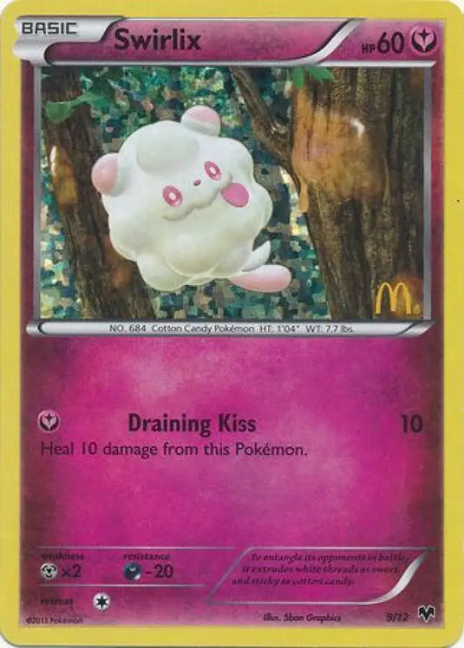 Swirlix (9/12) [McDonald’s Promos: 2014 Collection] - Pokemon Single