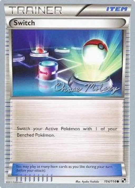 Switch (104/114) (Eeltwo - Chase Moloney) [World Championships 2012] - Pokemon Single